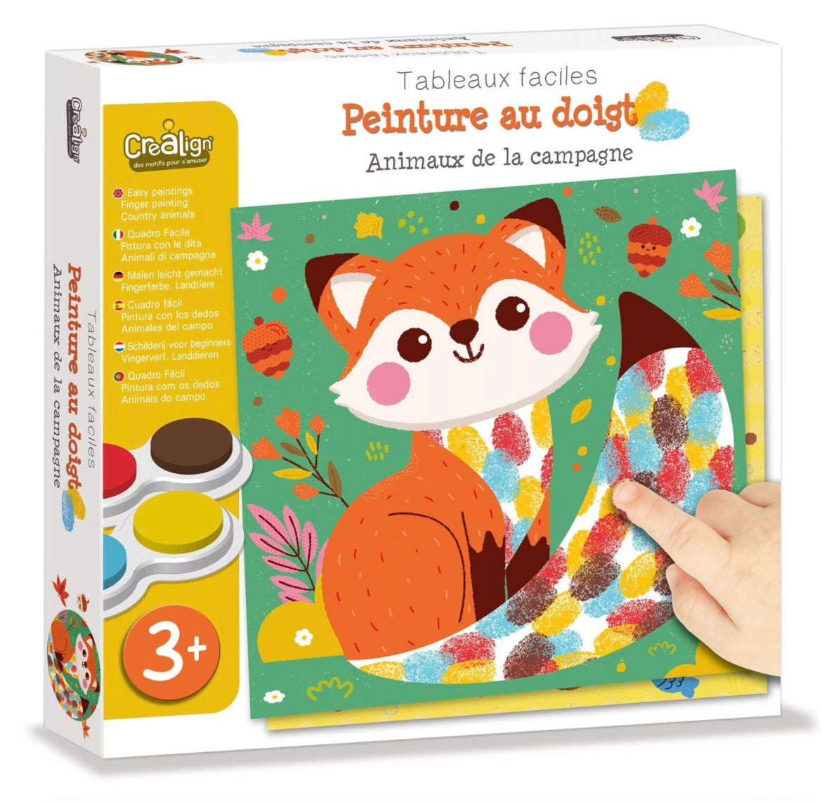 Peinture au doigt "Animaux de la campagne"