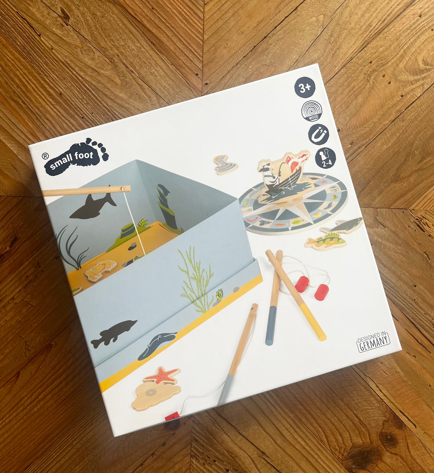 Jeu de pêche « 4 amis » en bois