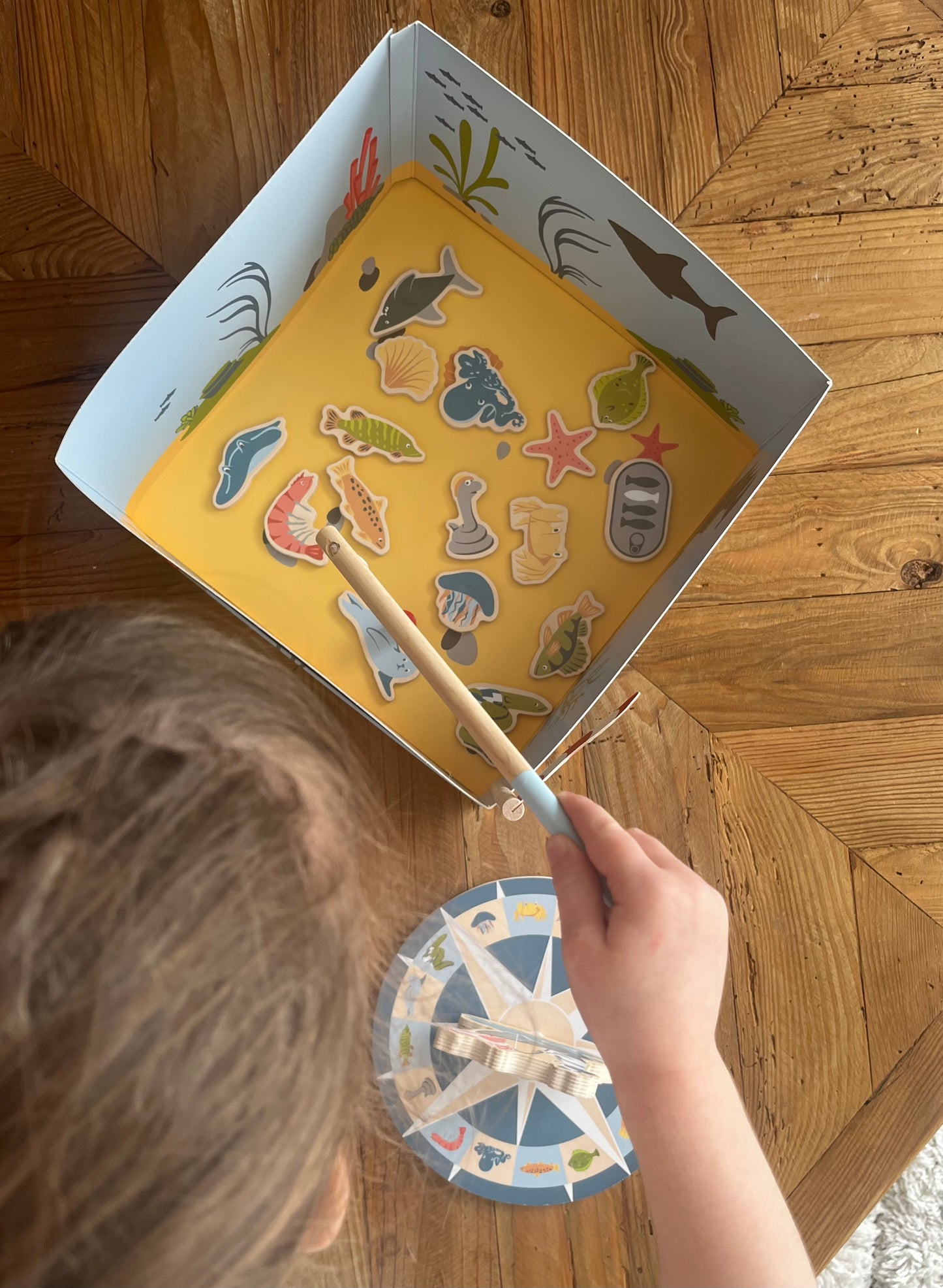Jeu de pêche « 4 amis » en bois