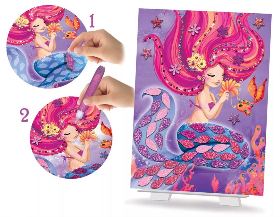 🌟 Cartes à créer – Sirènes scintillantes ✨