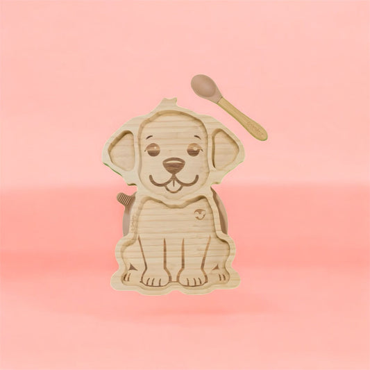 Assiette bambou chien 🐶
