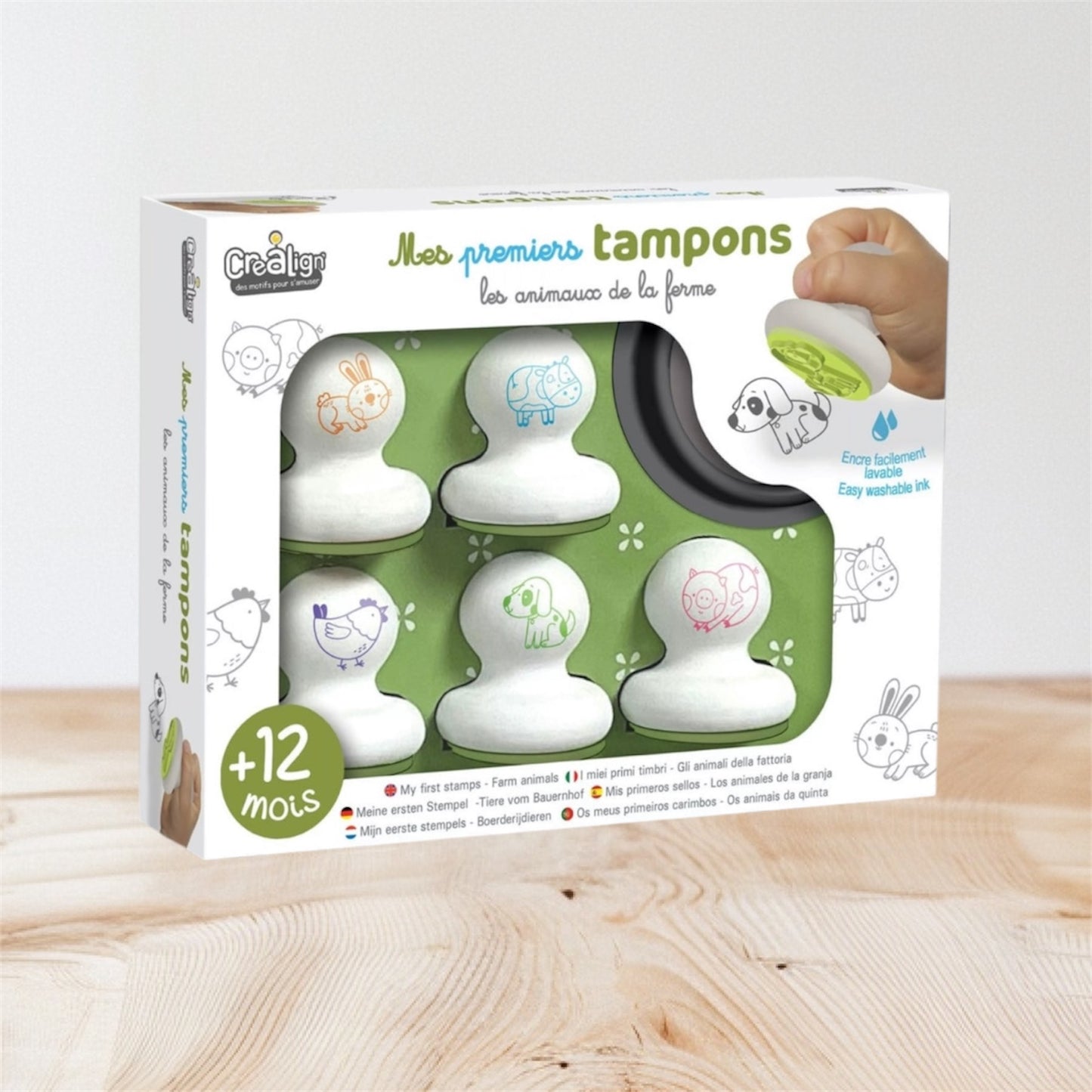 🐮 Mes 1ers tampons "Animaux de la ferme"