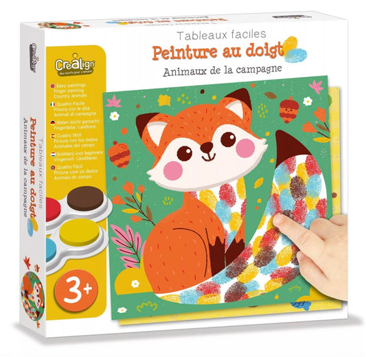 Peinture au doigt "Animaux de la campagne"