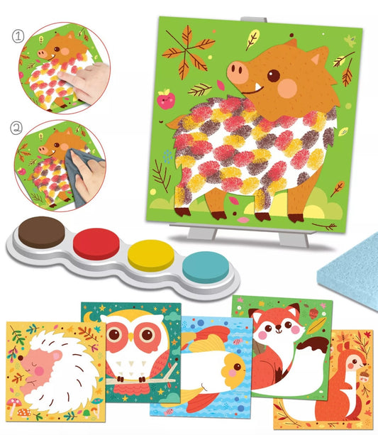 Peinture au doigt "Animaux de la campagne"