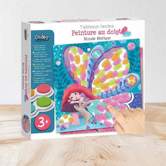 🧚‍♀️ Peinture au doigt – Monde féerique