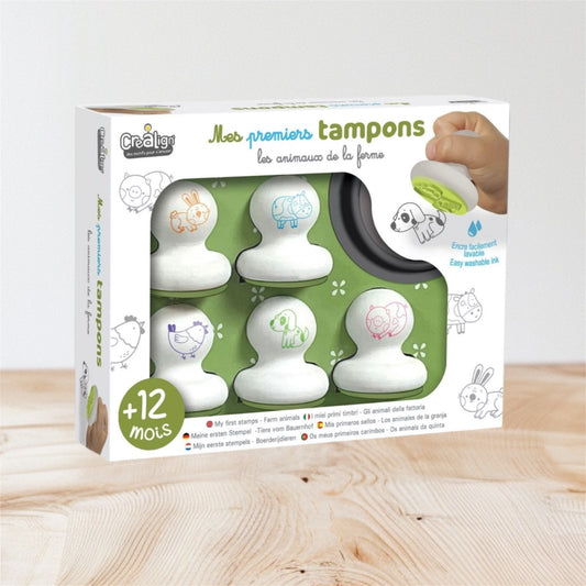 🐮 Mes 1ers tampons "Animaux de la ferme"